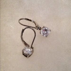 Cubic Zirconia drop earrings